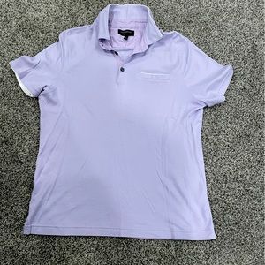 Banana Republic Short Sleeve Lilac Polo Shirt.